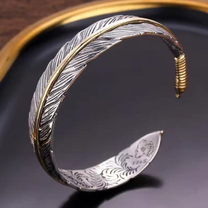 Feather Cuff Bracelet