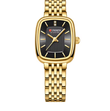 Timeless Twotone Gold Silver Quartz Watch Bracelet
