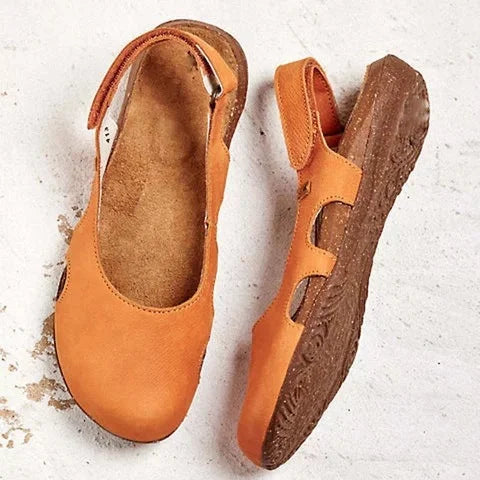 Classic Orthopedic Flats with Timeless Style