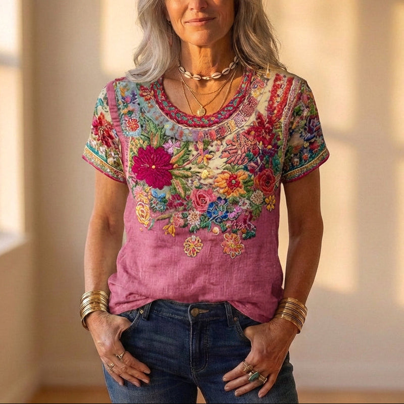 Timeless Vintage Style Top