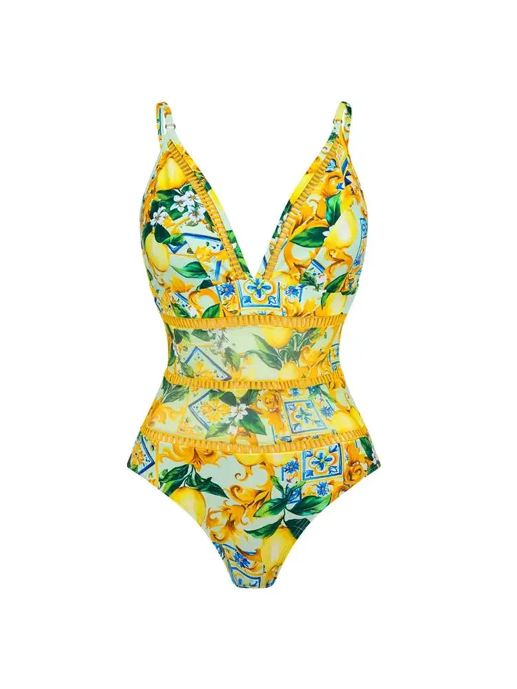Deep V Swimsuit