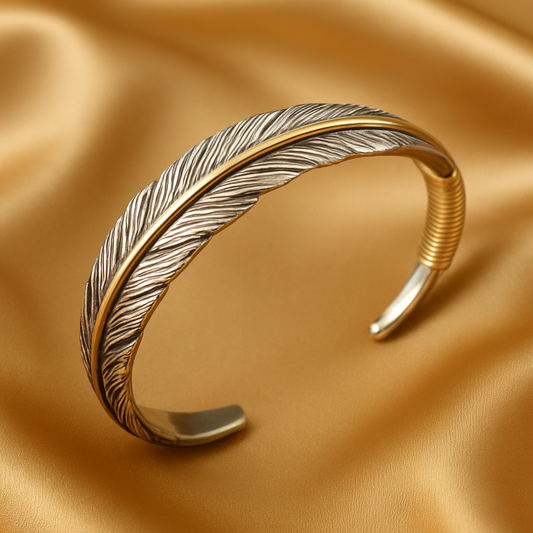 Feather Cuff Bracelet