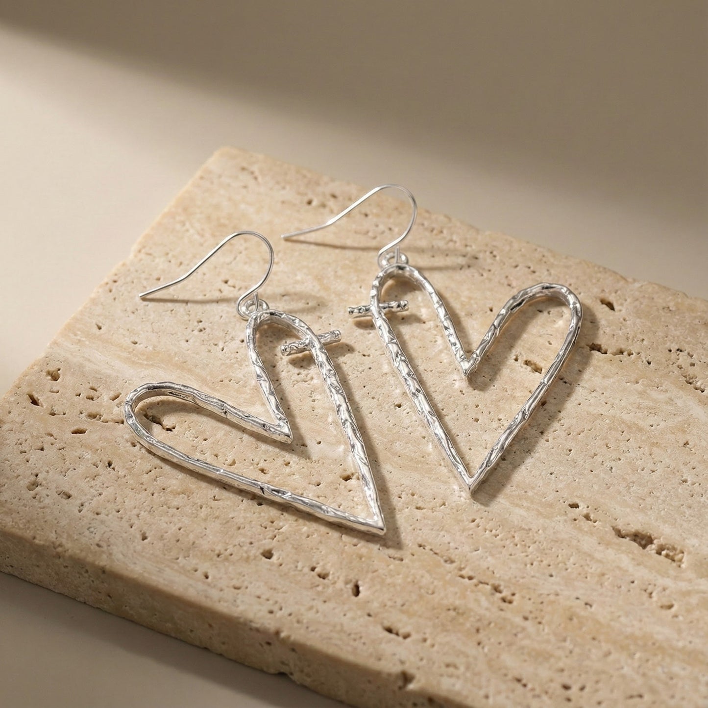 Whispered Romance Open-heart Earrings