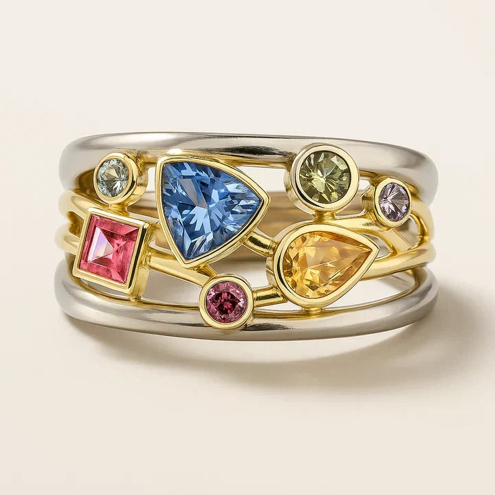 Colorful Zirconia Ring