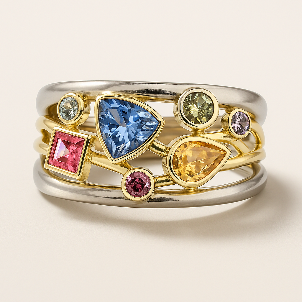 Colorful Zirconia Ring