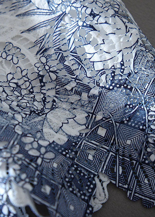 White Embroidered Hollow Out Lace Shirt Top Summer