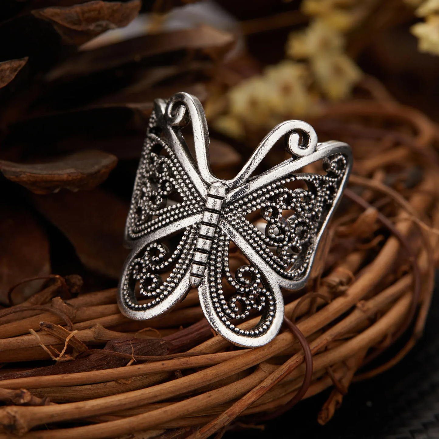 Butterfly Silver Ring