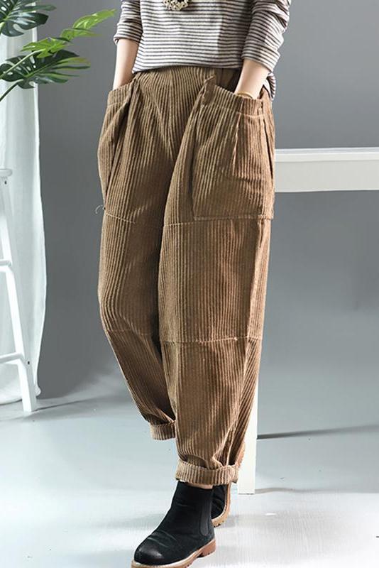 Limited Stock- Spring Retro Corduroy Pants