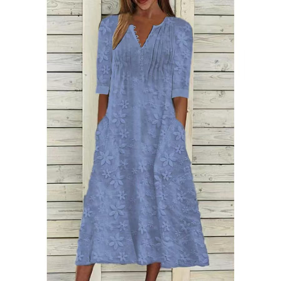 Cotton Linen Dress