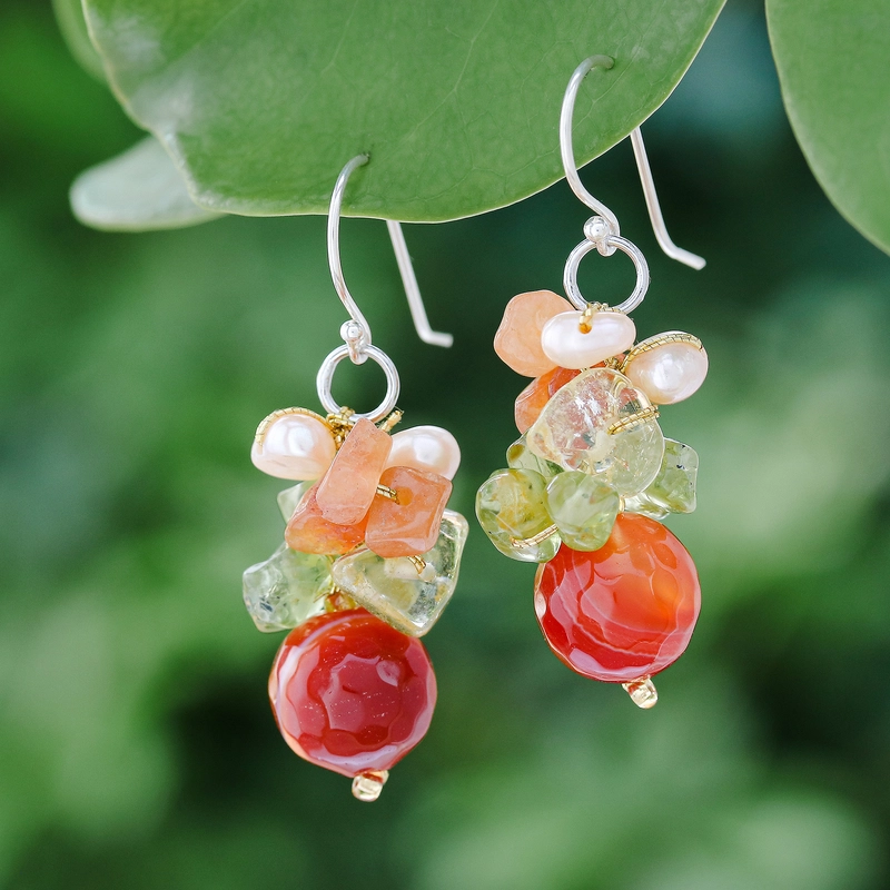 Dangling Stones Earrings