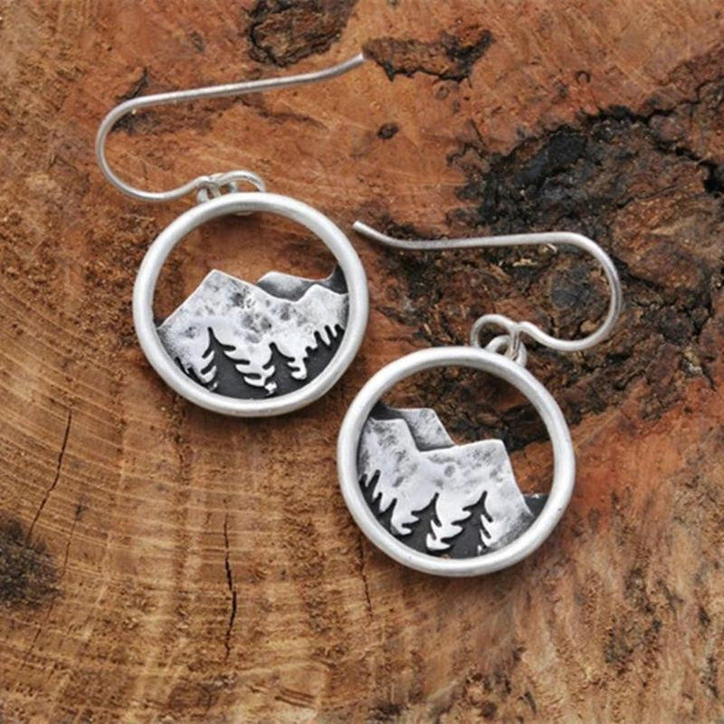 Silver Mountain Earrings