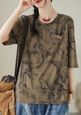 Retro Cotton Summer Tops