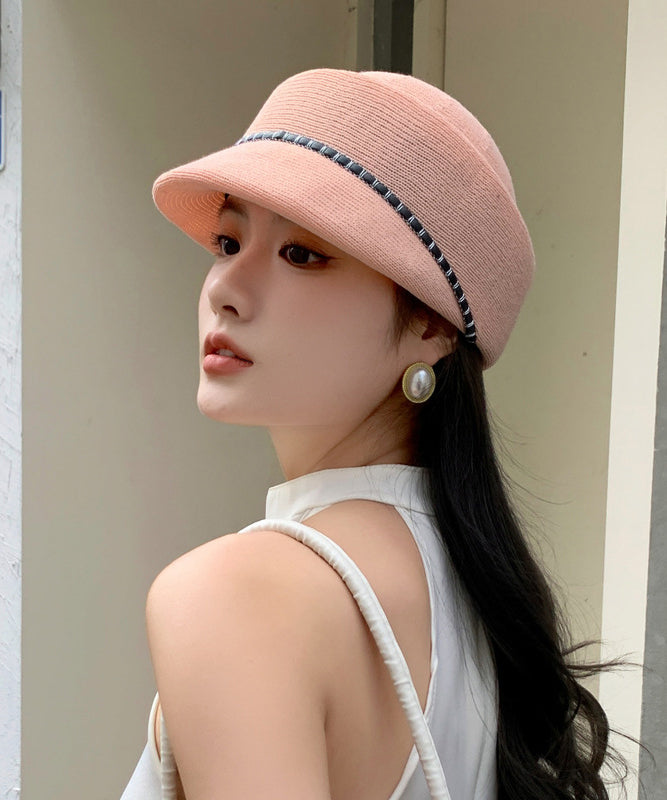 Yellow Thin Breathable Knit Sun Hat
