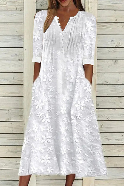 Cotton Linen Dress