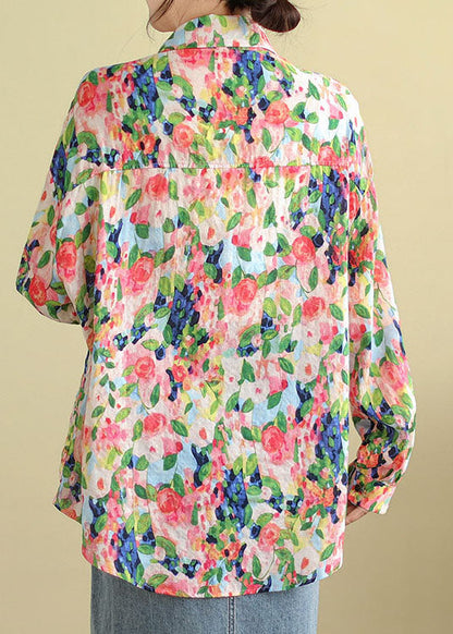 Peter Pan Collar Shirt Tops Long Sleeve