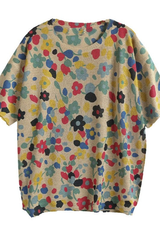 Stylish Print Cotton Summer Tops