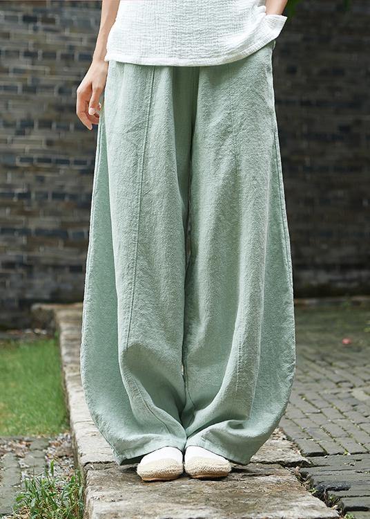 Cotton and Linen Chinese Style Ramie Wild Pants Yoga Pants