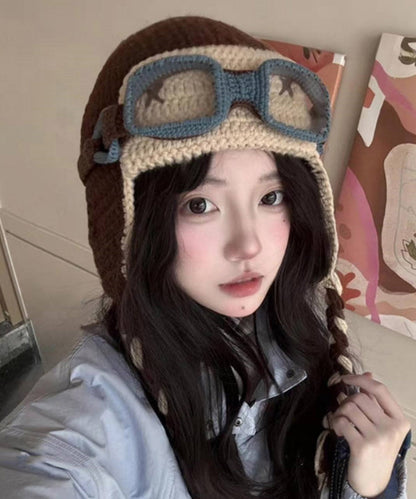 Coffee Versatile Knit Boonie Hat