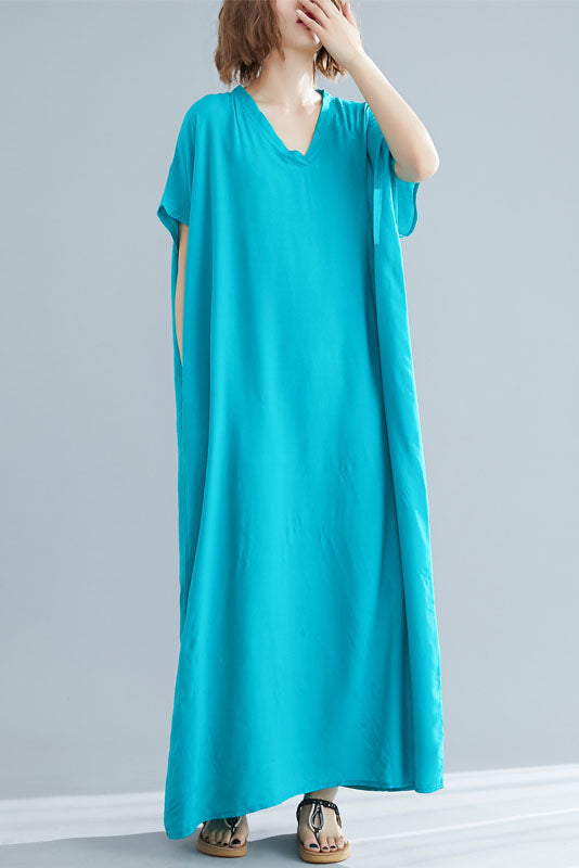 -new Style Short Sleeve Maxi Dress