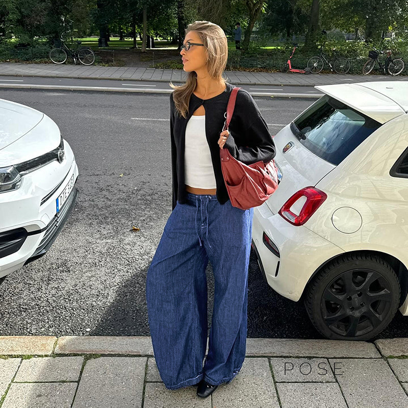 A Vintage Style Pants with Delicate Timeless Details