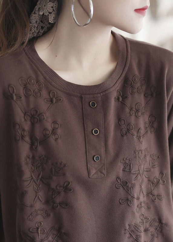 Diy Yellow Embroidered Cotton Tops Spring