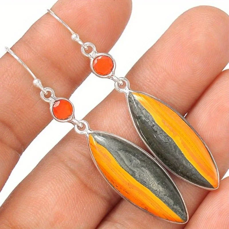 Colored Stone Earrings