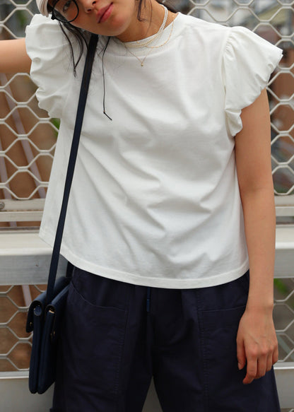 Simple White O Neck Cotton T Shirt Summer