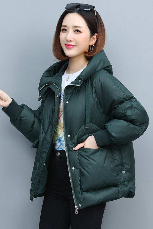 - Winter New Loose Cotton Down Jacket