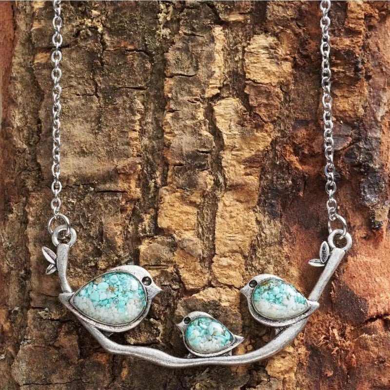 Vogel Necklace in Silver
