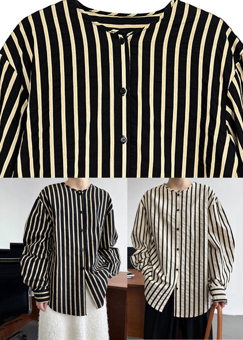 Black O-neck Patchwork Cozy Top Fall