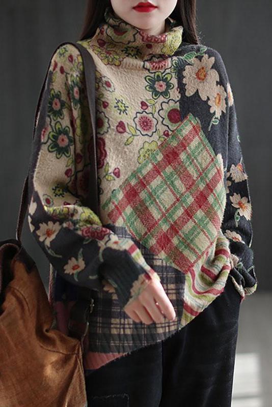 Winter Turtleneck Knitted Sweater