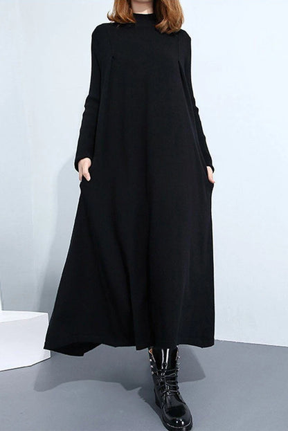 -loose Knitted Maxi Dress