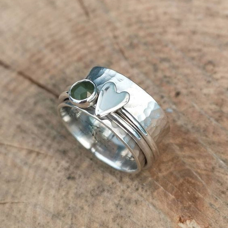 Silver Heart Ring