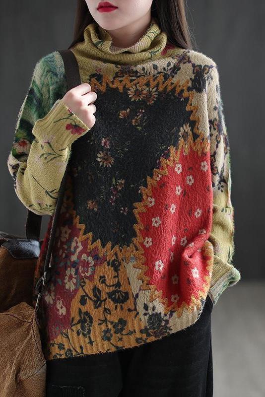 Winter Turtleneck Knitted Sweater