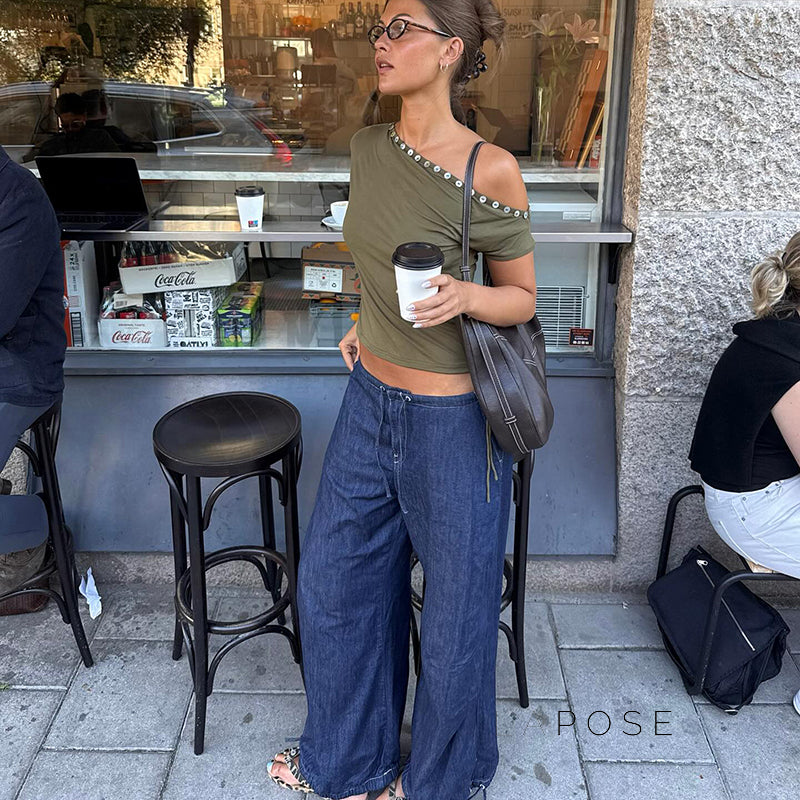 A Vintage Style Pants with Delicate Timeless Details