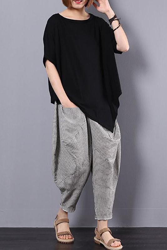 Limited Stock- Irregular Loose 100% Cotton T-shirt