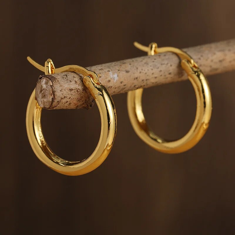 Gold & Silver Hoop Earrings