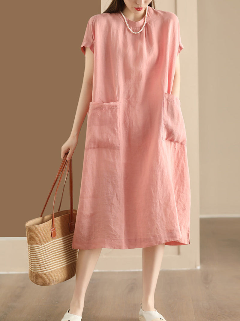 Summer Cotton Linen Dress