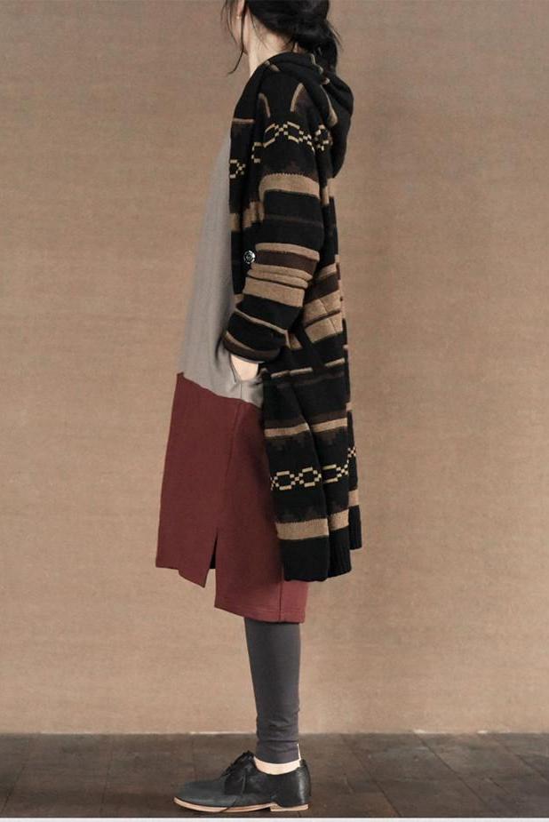 Spell Color Fleece Dress Warm Winter Cotton Top Causel Outfits