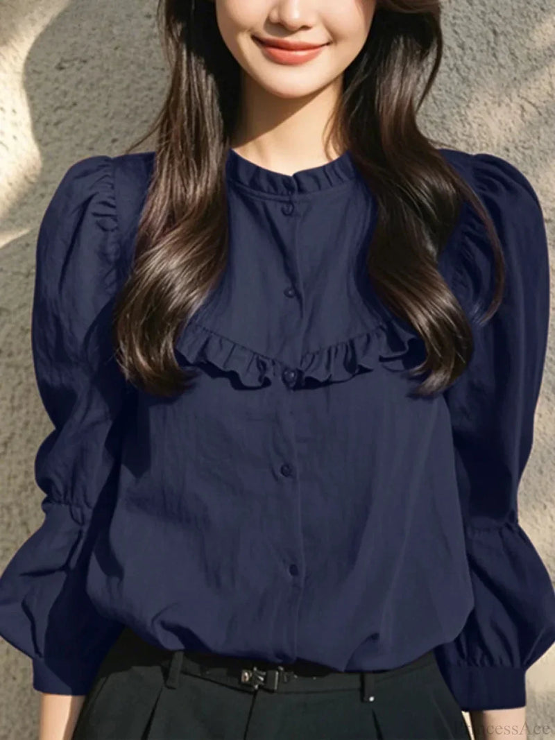Timeless Vintage Style Blouse