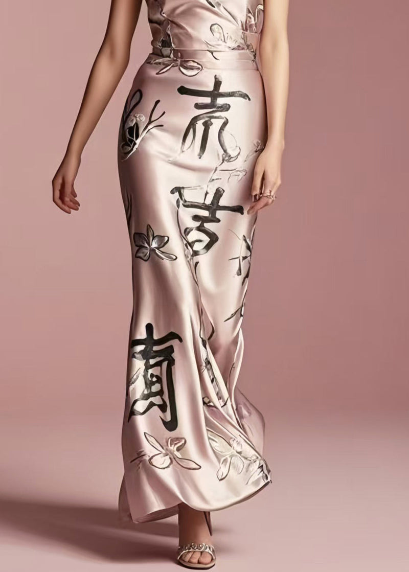 Rose Jacquard Silm Fit Silk Cami Dress Summer