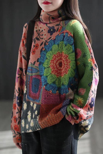 Winter Turtleneck Knitted Sweater
