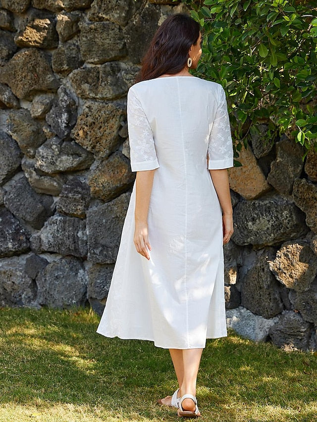 Cotton Linen Dress