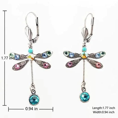 Carved Dragonfly Earrings