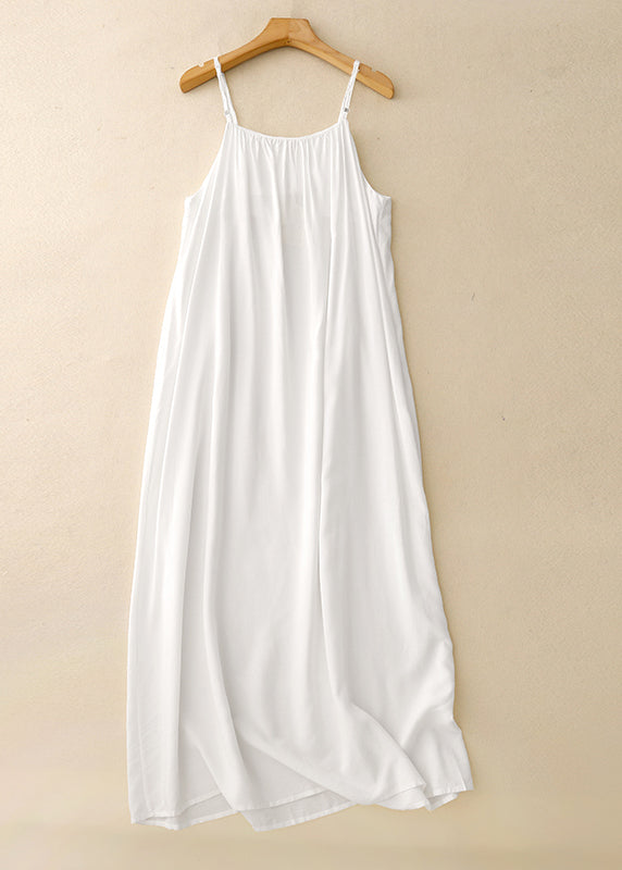 Black Oversized Chiffon Spaghetti Strap Dress Summer