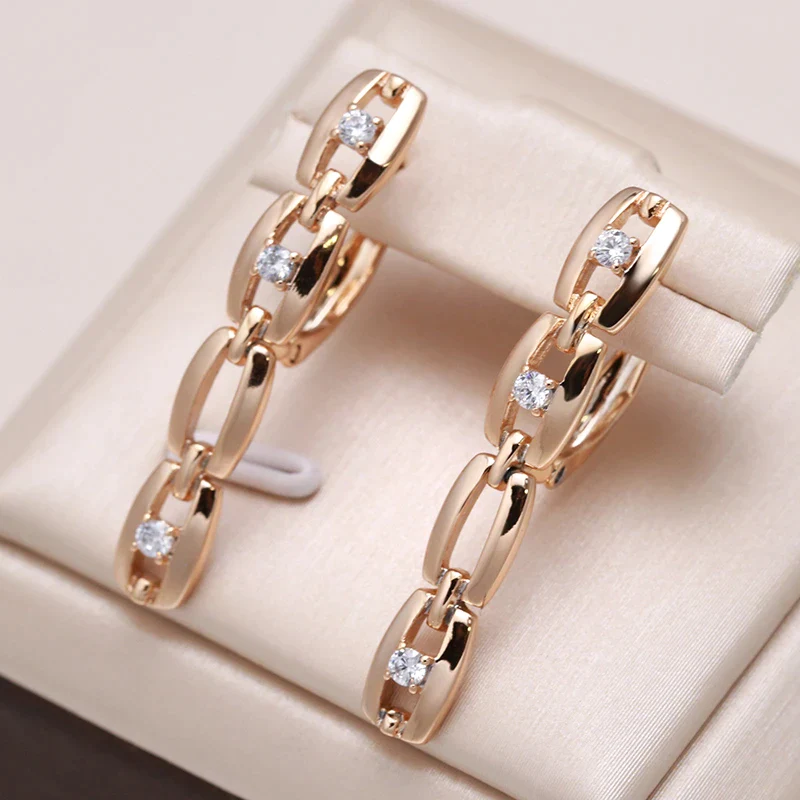 Chained Earrings in Gold