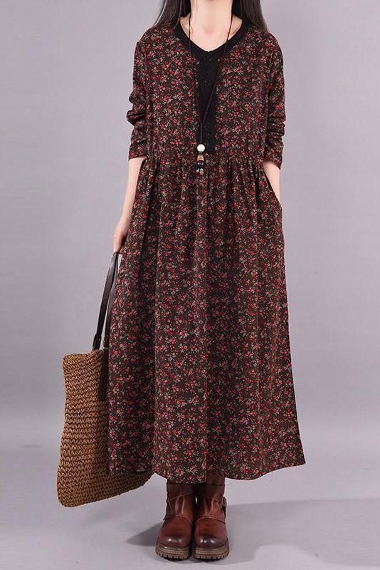 Limited Stock- Spring Autumn V-neck Dress