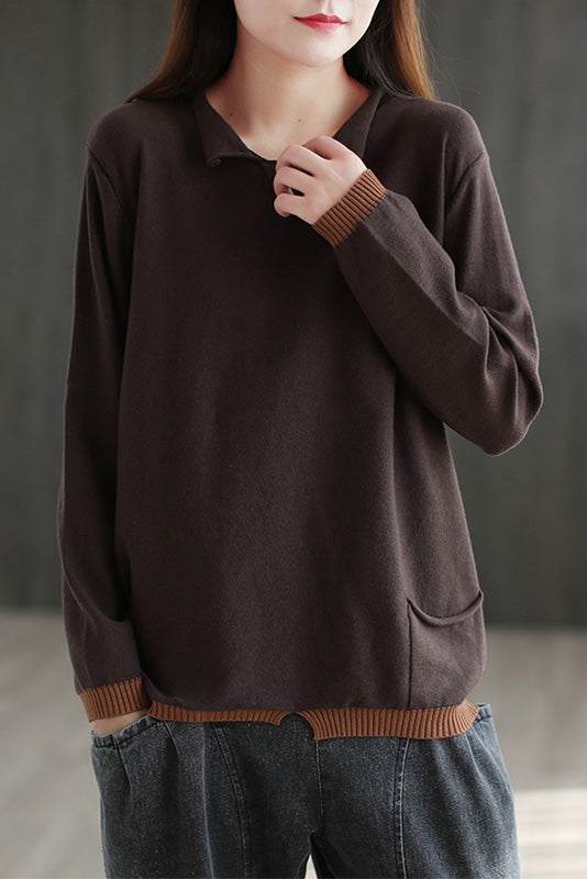 Long-sleeved Loose Top Sweater