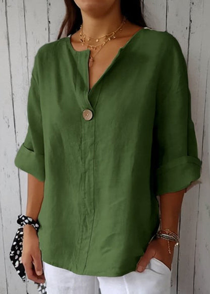 Navy O Neck Cotton T Shirts Top Summer