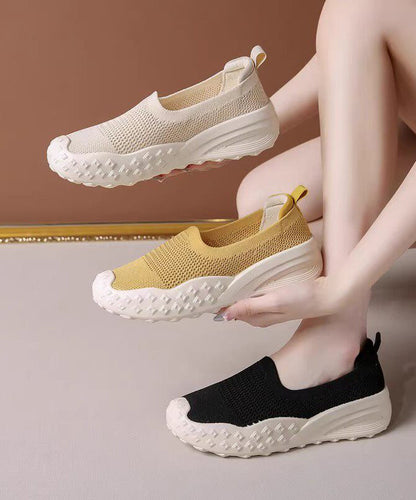 Yellow Flat Feet Shoes Flat Shoes for